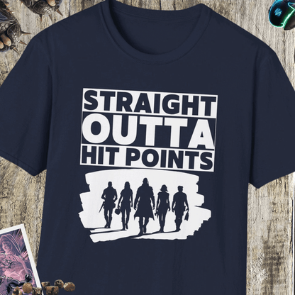 Straight Outta Hit Points Unisex Softstyle T-Shirt