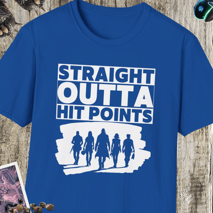 Straight Outta Hit Points Unisex Softstyle T-Shirt