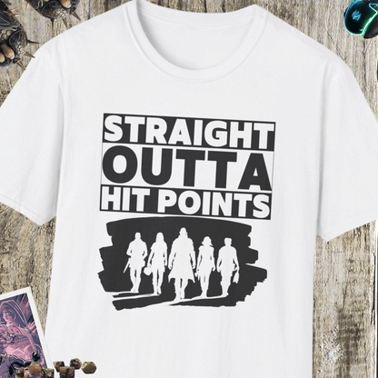 Straight Outta Hit Points Unisex Softstyle T-Shirt