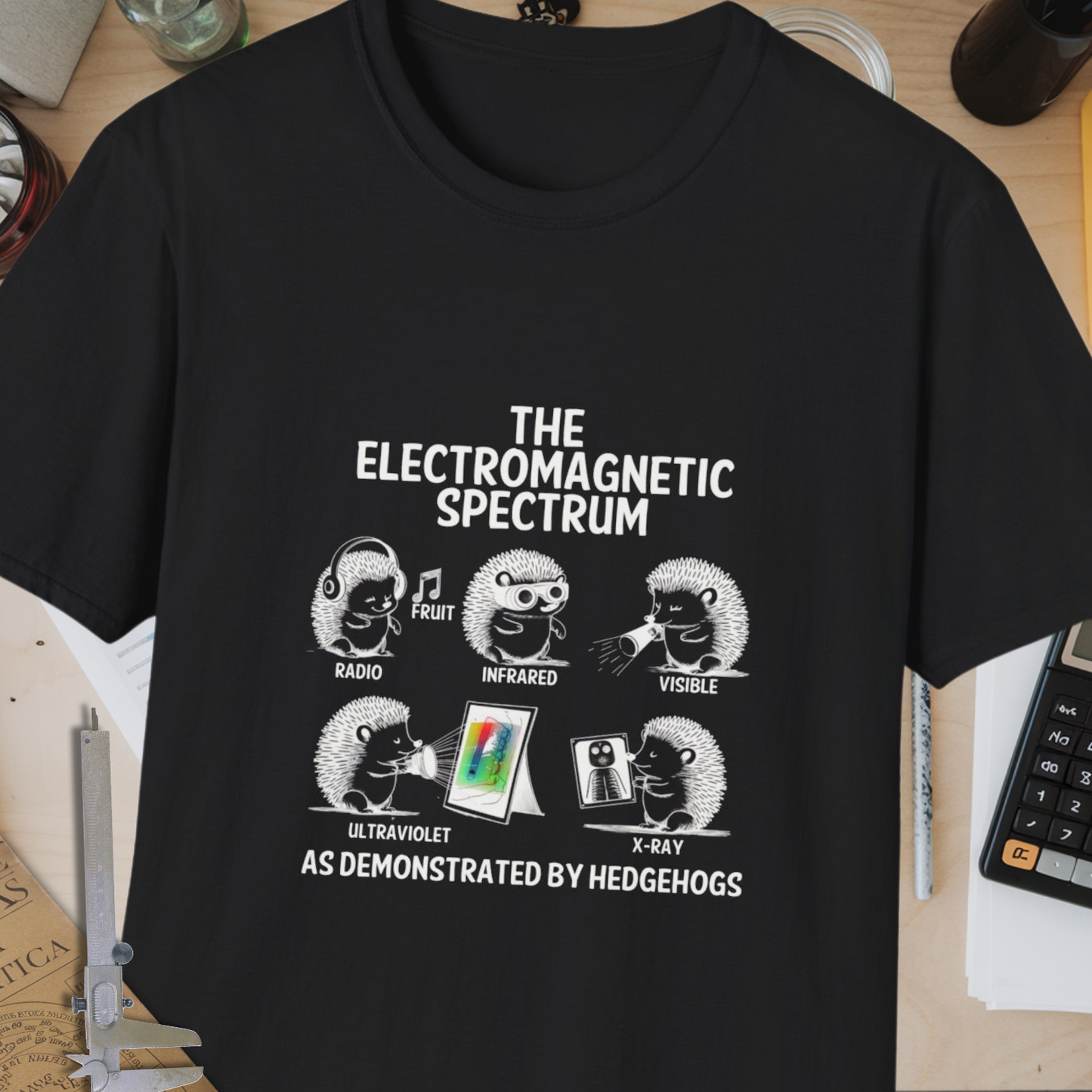 The Electromagnetic Spectrum Unisex Softstyle T-Shirt