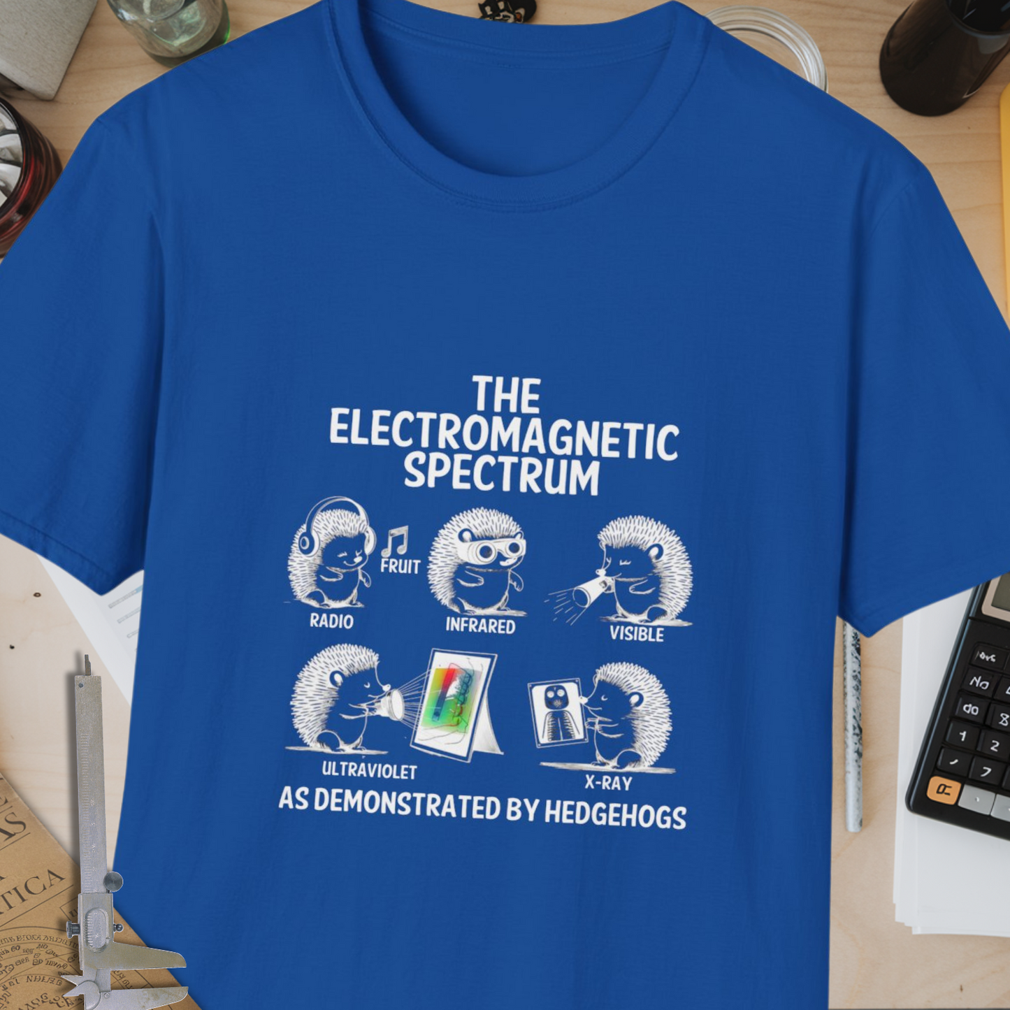 The Electromagnetic Spectrum Unisex Softstyle T-Shirt