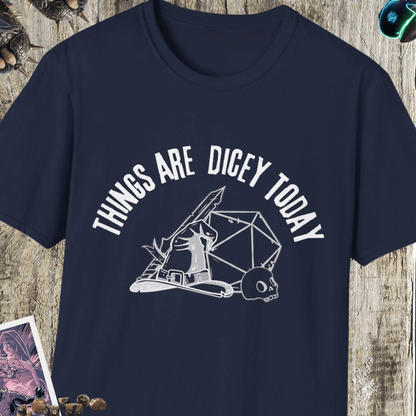 Things Are Dicey Today Unisex Softstyle T-Shirt