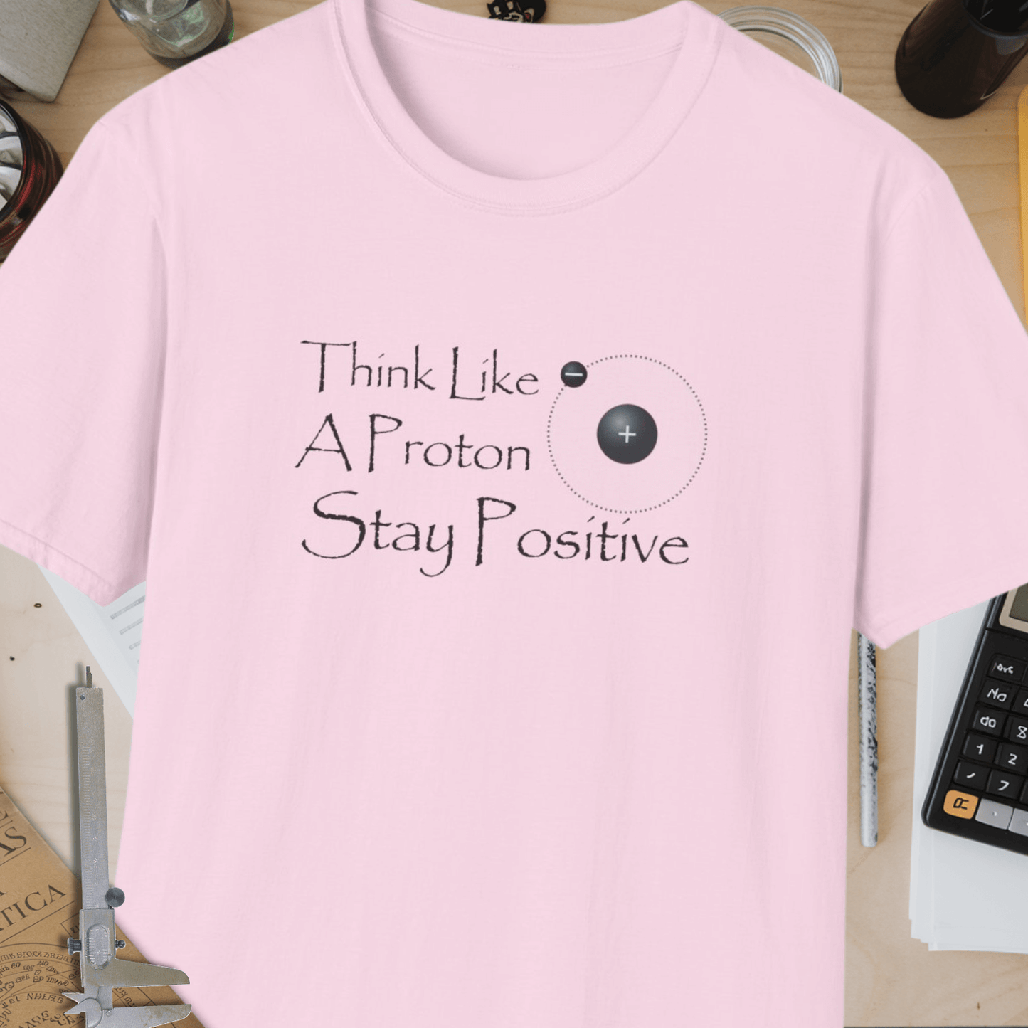 Think Like A Proton Unisex Softstyle T-Shirt