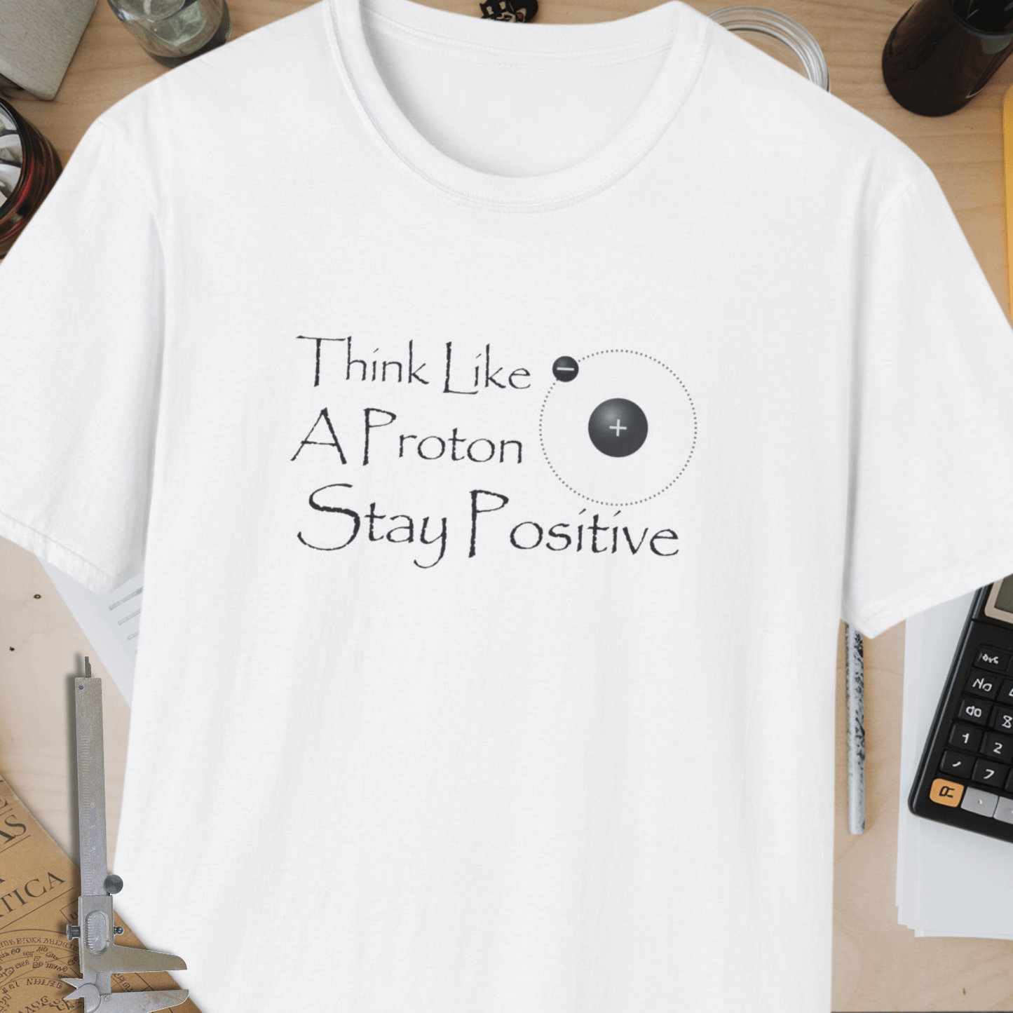 Think Like A Proton Unisex Softstyle T-Shirt