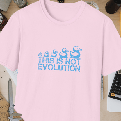 This Is Not Evolution Unisex Softstyle T-Shirt