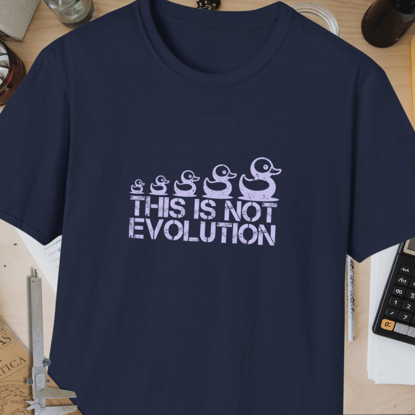 This Is Not Evolution Unisex Softstyle T-Shirt