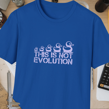 This Is Not Evolution Unisex Softstyle T-Shirt