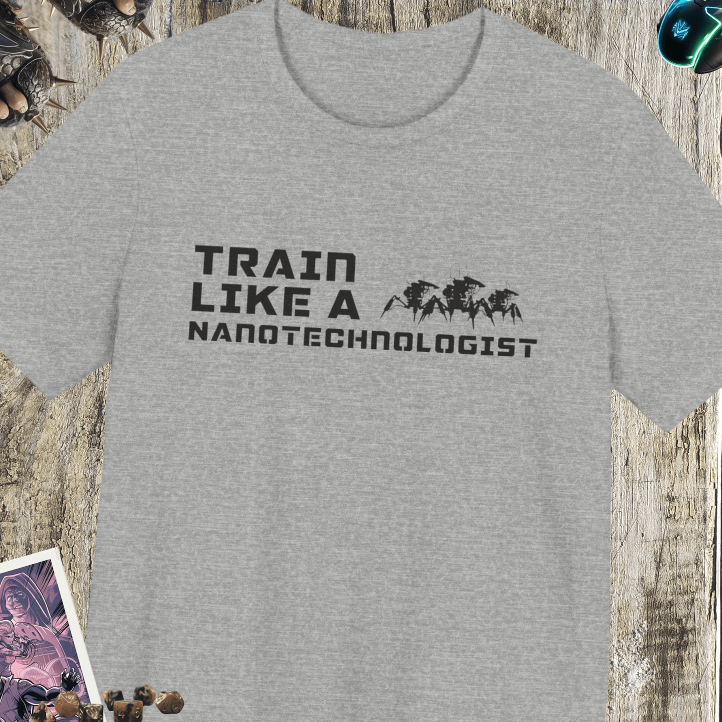 Train Like A Nanotechnologist Jersey Short Sleeve Tee