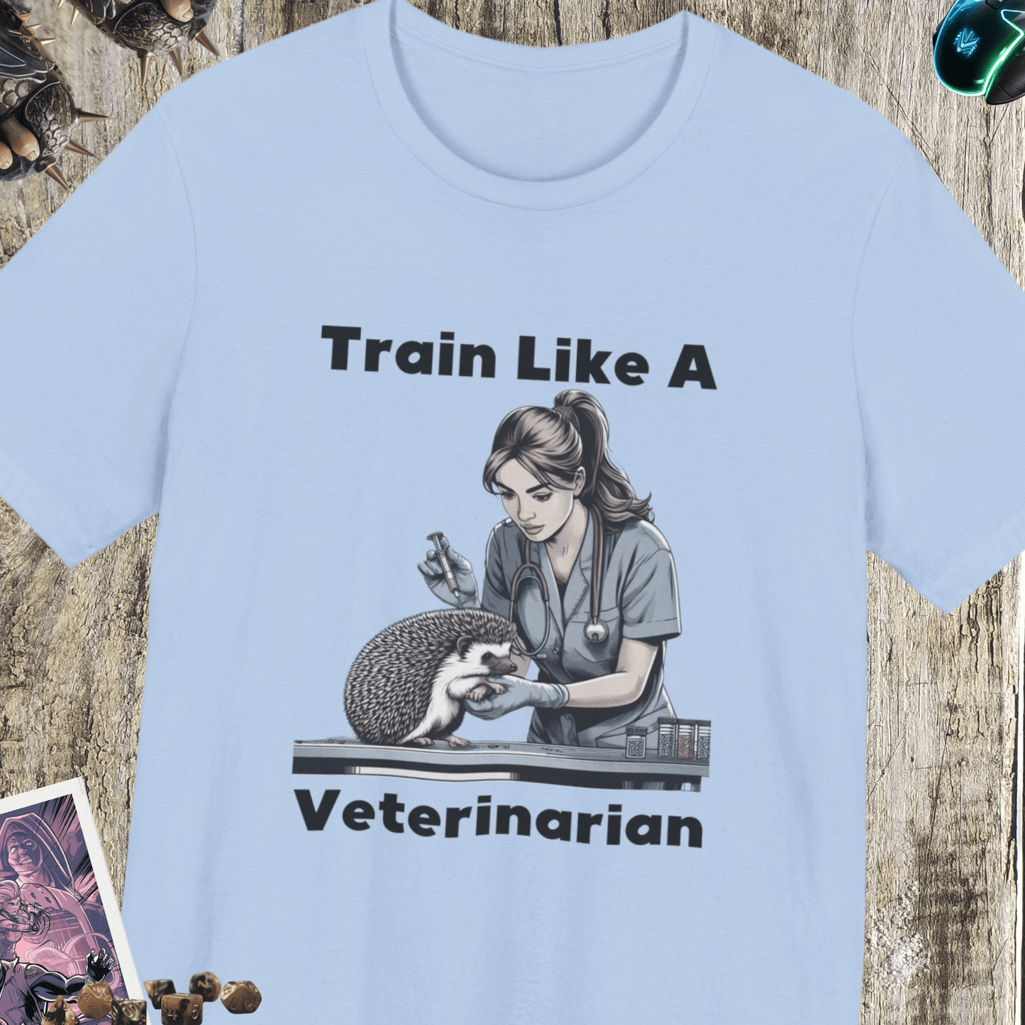 Train Like A Veterinarian Jersey Short Sleeve Tee