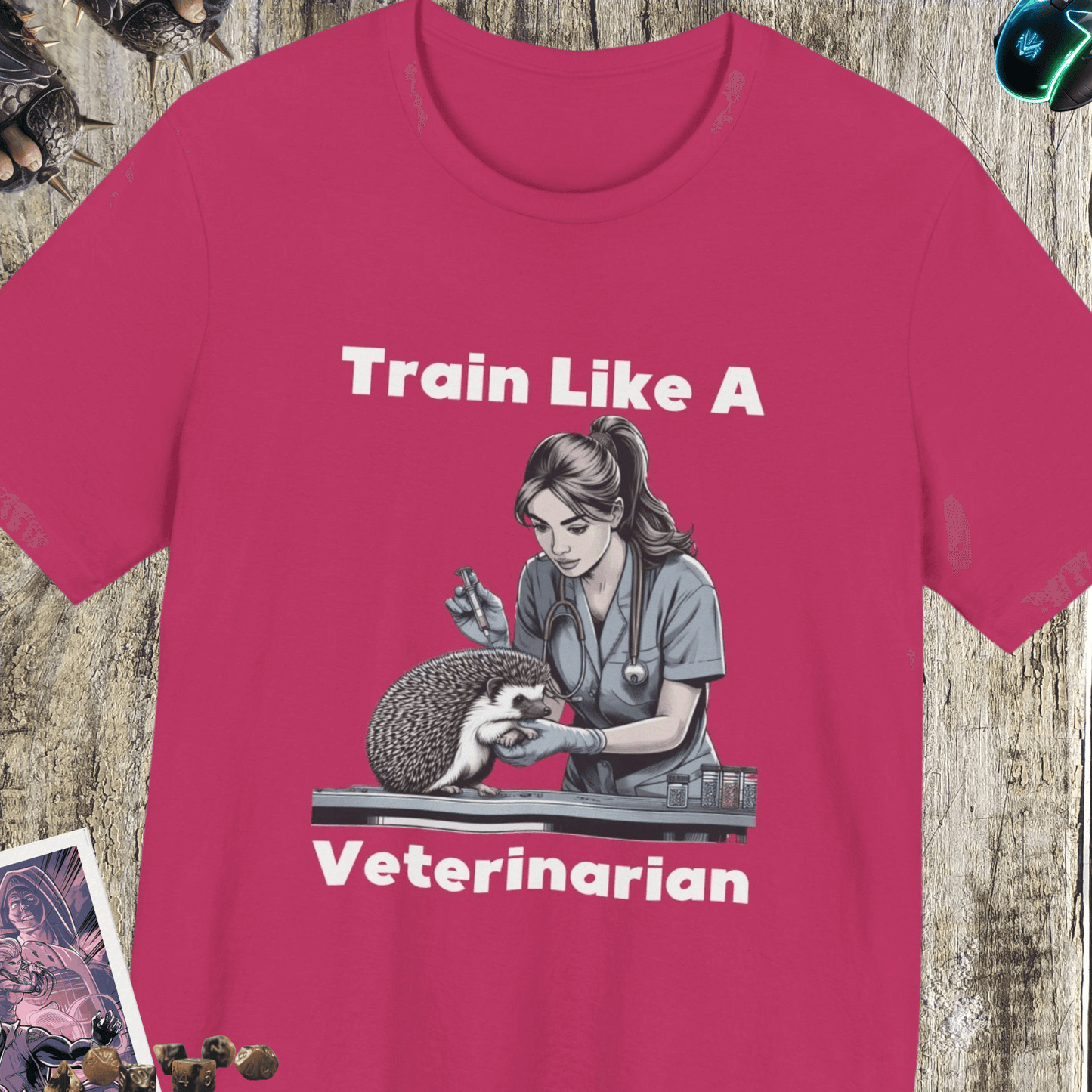 Train Like A Veterinarian Jersey Short Sleeve Tee