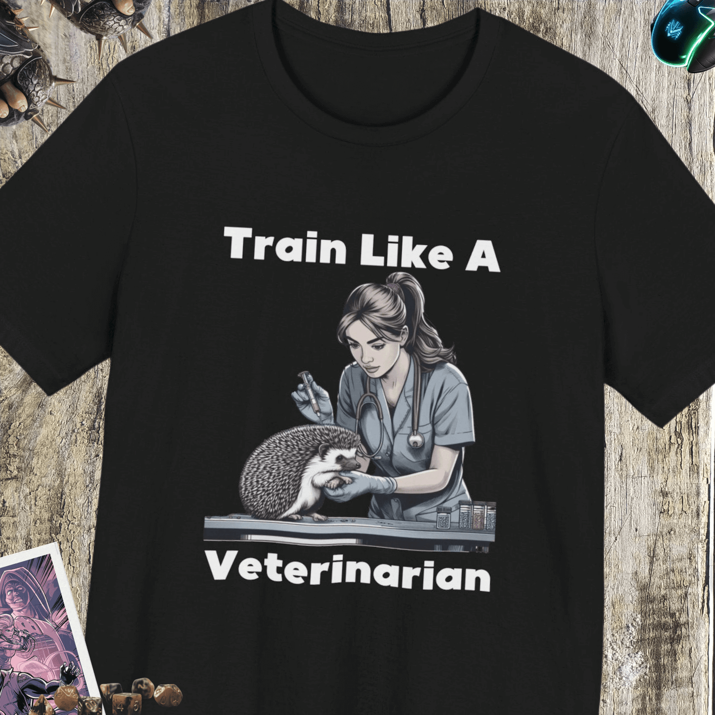 Train Like A Veterinarian Jersey Short Sleeve Tee