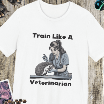 Train Like A Veterinarian Jersey Short Sleeve Tee