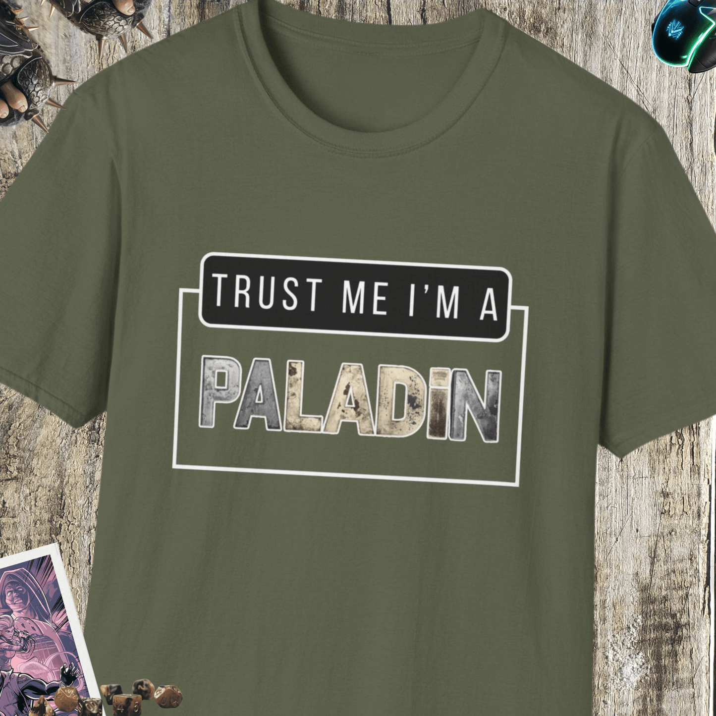 Trust Me I'm A Paladin Unisex Softstyle T-Shirt