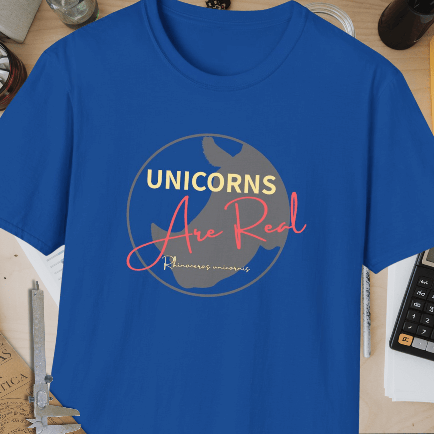 Unicorns Are Real Unisex Softstyle T-Shirt