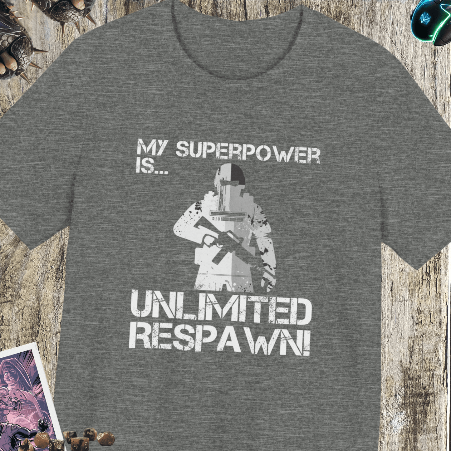 Unlimited Respawn Jersey Short Sleeve Tee