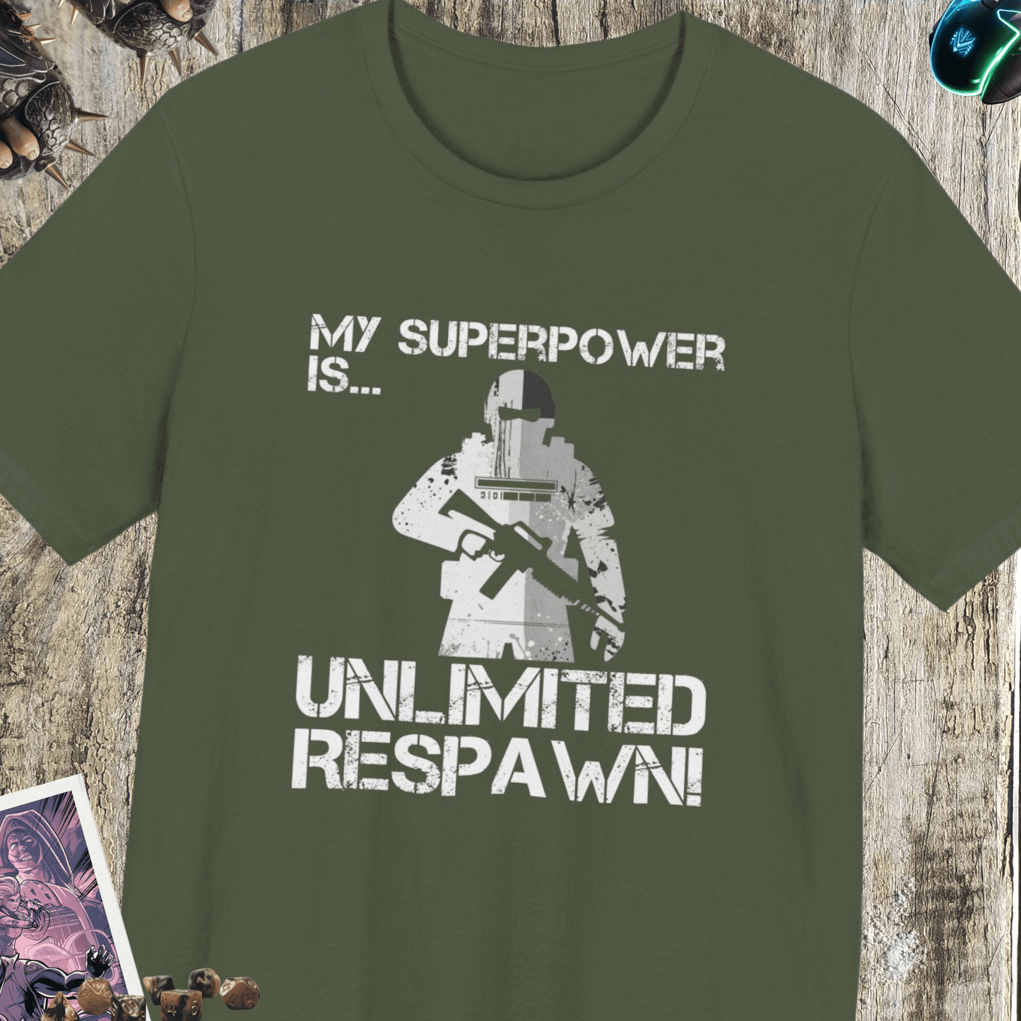 Unlimited Respawn Jersey Short Sleeve Tee