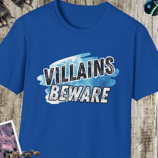 Villains Beware Unisex Softstyle T-Shirt