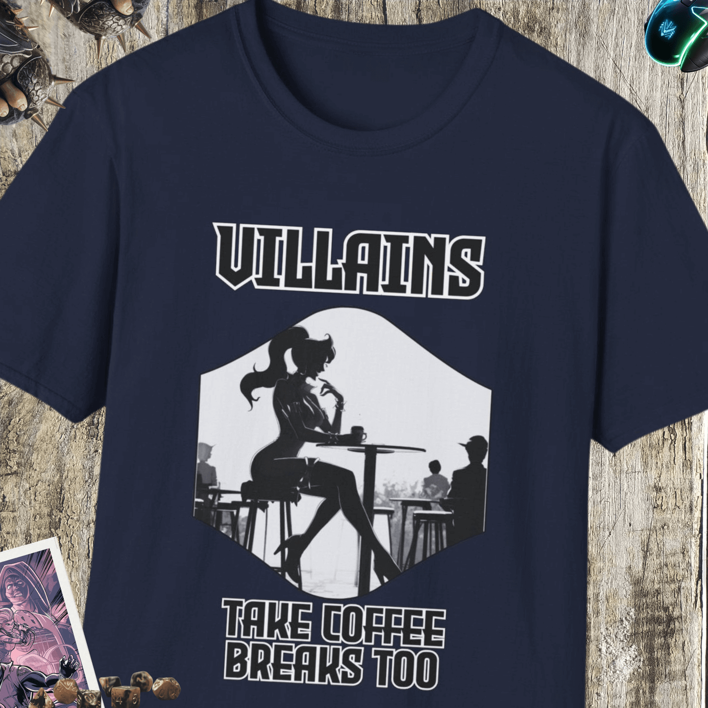 Villains Coffee Unisex Softstyle T-Shirt