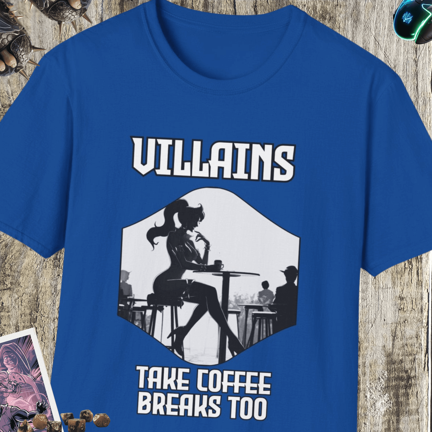 Villains Coffee Unisex Softstyle T-Shirt