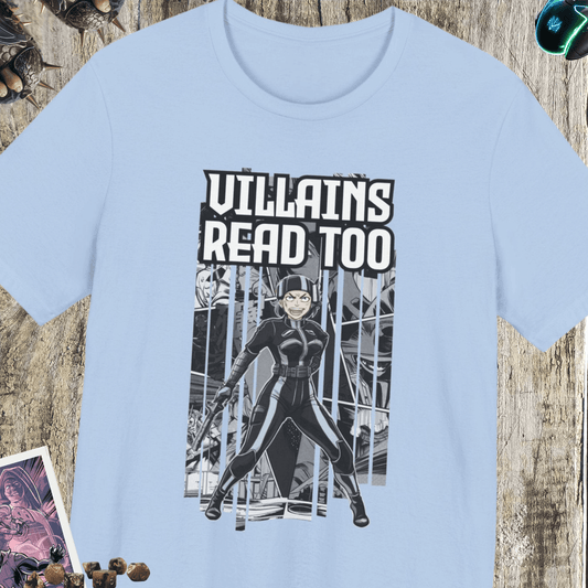 Villains Read Too Jersey Short Sleeve Tee