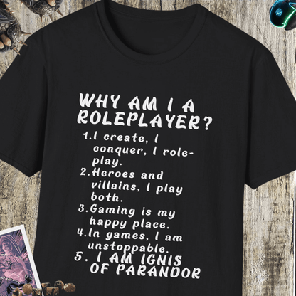 Why Am I A Role Player Softstyle T-Shirt